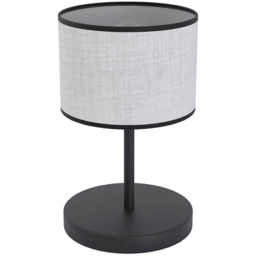 Emibig Eco Grey and Black E27 LED Table Lamp - thumbnail 1