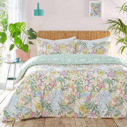 furn. Taormina Super King Size Multi Floral Duvet Cover Set - thumbnail 1