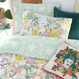 furn. Taormina Super King Size Multi Floral Duvet Cover Set - thumbnail 2