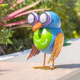 GardenKraft Metal Owl with LED Solar Light - thumbnail 4