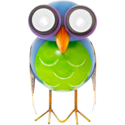 GardenKraft Metal Owl with LED Solar Light - thumbnail 3