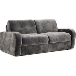 Jay-Be Deco 3 Seater Luxe Velvet Steel Sofa Bed with e-Sprung Mattress - thumbnail 2