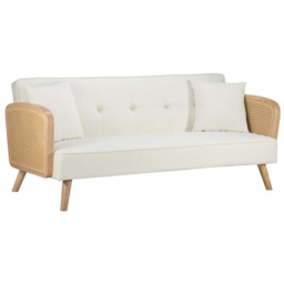 Birlea Mila White 2 Seater Sofa Bed - thumbnail 2