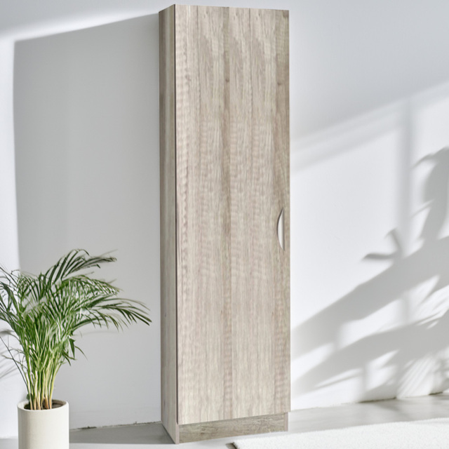 R White Cabinets Grey Single Door Tall Cupboard - image 1
