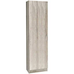 R White Cabinets Grey Single Door Tall Cupboard - thumbnail 2