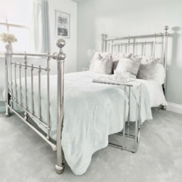 Julian Bowen Empress Double Chrome Bed