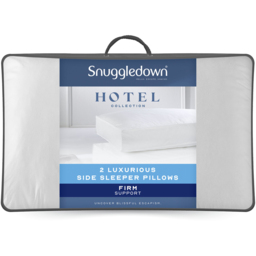 Snuggledown Side Sleeper Firm Support Pillow 2 Pack
