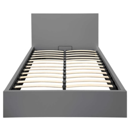 Oslo King Size Grey Ottoman Bed - thumbnail 3