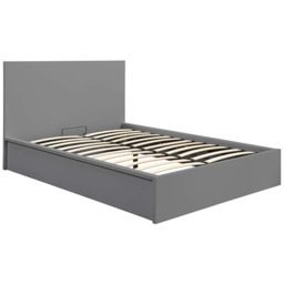 Oslo King Size Grey Ottoman Bed - thumbnail 2