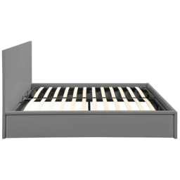 Oslo King Size Grey Ottoman Bed - thumbnail 4