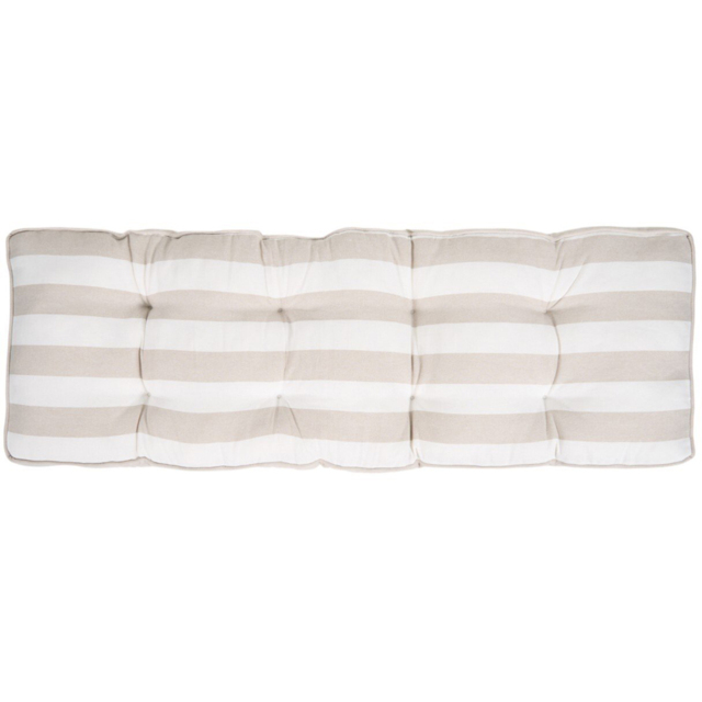 Stripe Bench Pad Taupe - image 1