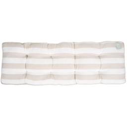 Stripe Bench Pad Taupe - thumbnail 3