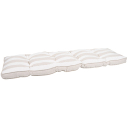 Stripe Bench Pad Taupe - thumbnail 2