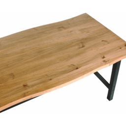 Core Products Corona 4 Seater Dining Table Natural and Black - thumbnail 3