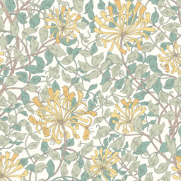 Origin Murals Honeysuckle Blue Wall Mural - thumbnail 2