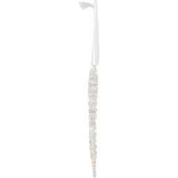 Set of 3 Hanging Frosted Icicles - thumbnail 2