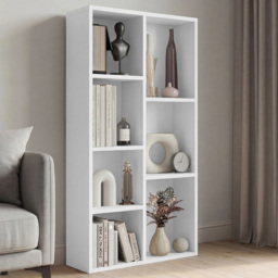 Vida Designs White 7 Shelf Cube Storage Unit