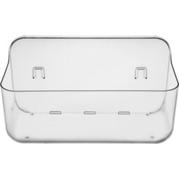 Bali Clear Adhesive Rectangle Storage Basket