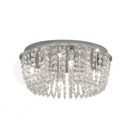 Elegance Crystal 4 Light Ceiling Light - thumbnail 1