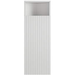 Adeline White Corner Cabinet - thumbnail 2