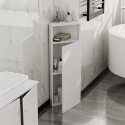 Adeline White Corner Cabinet - thumbnail 3