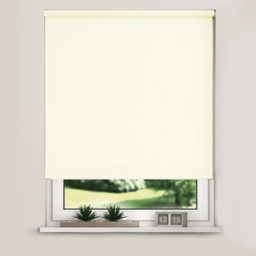 New Edge Blinds Blackout Roller BlindsCream 75cm