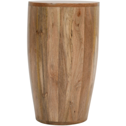 Brooklyn Surrey Drum Style Solid Wood Side Table - thumbnail 3