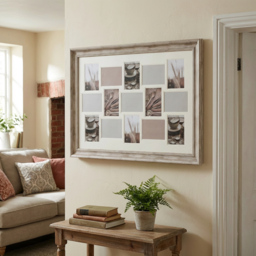 The Port. Co Gallery Maison Antique 15 Aperture Collage Natural 7 x 5 inch Photo Frame - thumbnail 3
