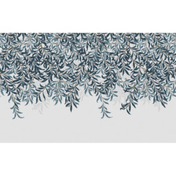 William Morris Bough Blue Mural - thumbnail 2