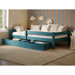Flair Milo Navy Single Bed with Storage - thumbnail 4
