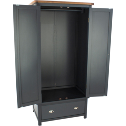 Core Products Dunkeld 2 Door Single Drawer Wardrobe - thumbnail 4