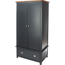 Core Products Dunkeld 2 Door Single Drawer Wardrobe - thumbnail 2