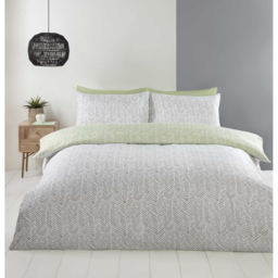 Rapport Home Helston Double Green Duvet Set - thumbnail 2