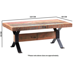 Brooklyn Camea Wooden Coffee Table - thumbnail 4