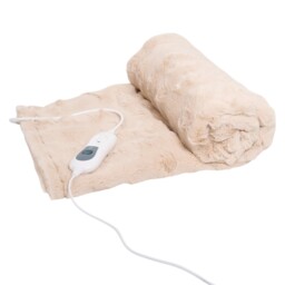 Electric Champagne Faux Fur Throw 160 x 120cm - thumbnail 1