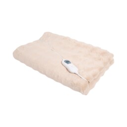 Electric Champagne Faux Fur Throw 160 x 120cm - thumbnail 2
