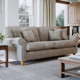Sinatra Glory Beige 3 Seater Large Sofa