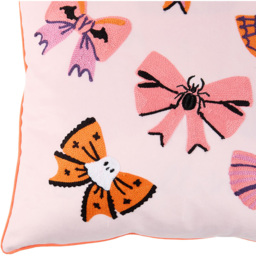 Halloween Bows Cushion Pink - thumbnail 3