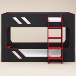 Recoil Shuttle Black and Red Bunk Bed - thumbnail 3