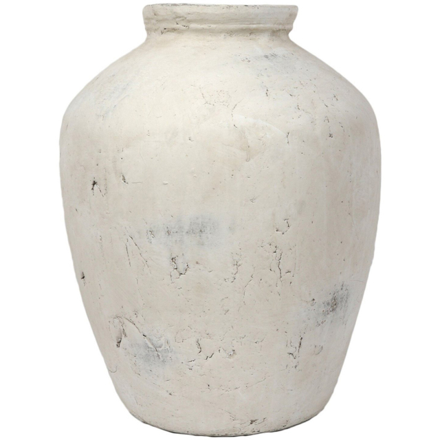 Amara White Textured Flower Vase - image 1