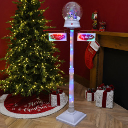 Snowing LED Christmas Lantern White - thumbnail 3