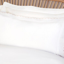Scallop Edge Duvet Set Blush King - thumbnail 3