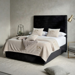 DS Living Harrington Black Single Plush Divan Bed - thumbnail 4