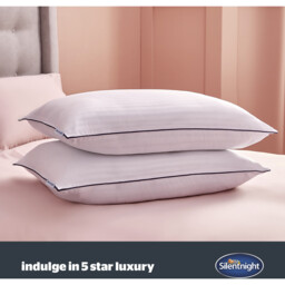 Silentnight Hotel Collection Embossed Pillow 48 x 70cm 2 Pack - thumbnail 2