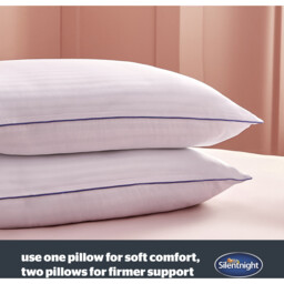 Silentnight Hotel Collection Embossed Pillow 48 x 70cm 2 Pack - thumbnail 3