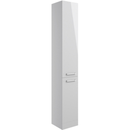 Bathstore Panama 2 Door Grey Floor Standing Tall Unit 350mm