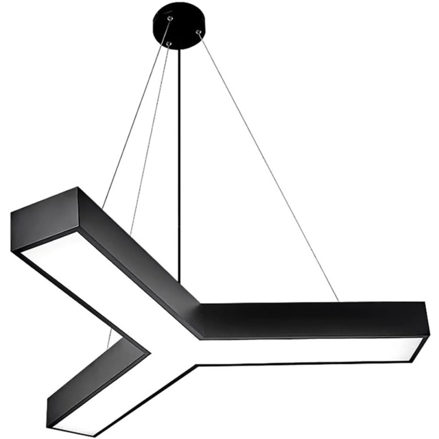 ENER-J Cool White LED 18W 6500K Hollow Y Shape Ceiling Pendant Light - image 1