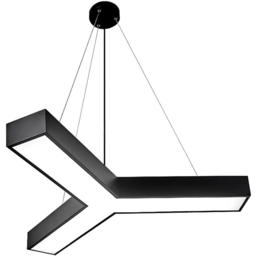 ENER-J Cool White LED 18W 6500K Hollow Y Shape Ceiling Pendant Light - thumbnail 1