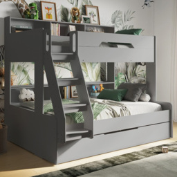 Flair Interstellar Grey Triple Bunk Bed - thumbnail 1