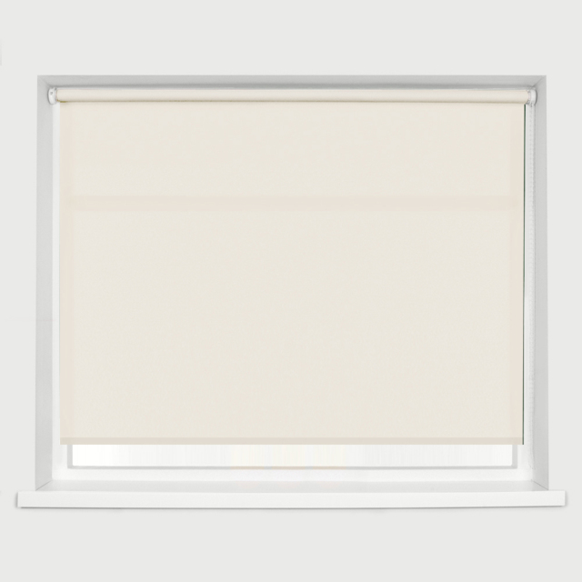 Caecus Straight Edge Roller Blind Natural 150cm - image 1